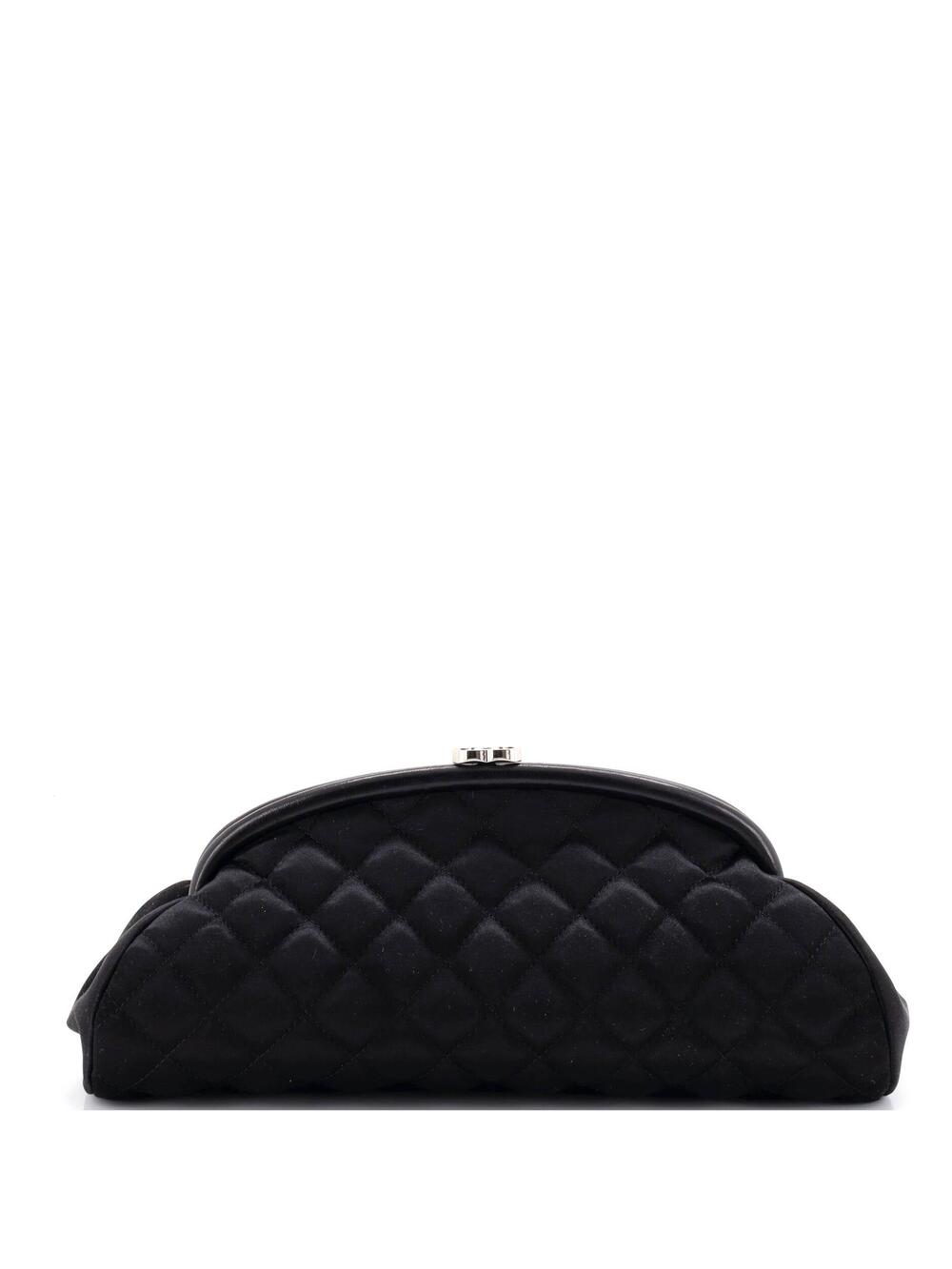 Chanel Timeless Clutch Quilted Satin #324648C19B